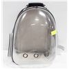 Image 1 : BACKPACK PET CARRIER BUBBLE CLEAR BACK-ESTATE
