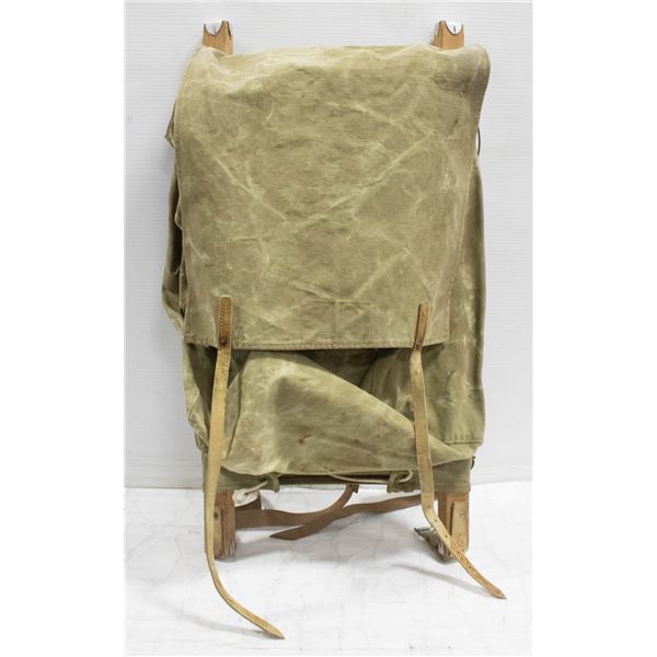 ANTIQUE INDIAN PACK BOARD #3 TRAPPER NELSON