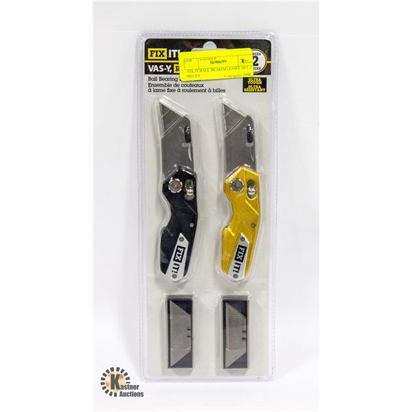 FIX IT BALL BEARING KNIFE SET 2 PIECES