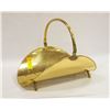 Image 1 : VINTAGE BRASS FIREWOOD HOLDER