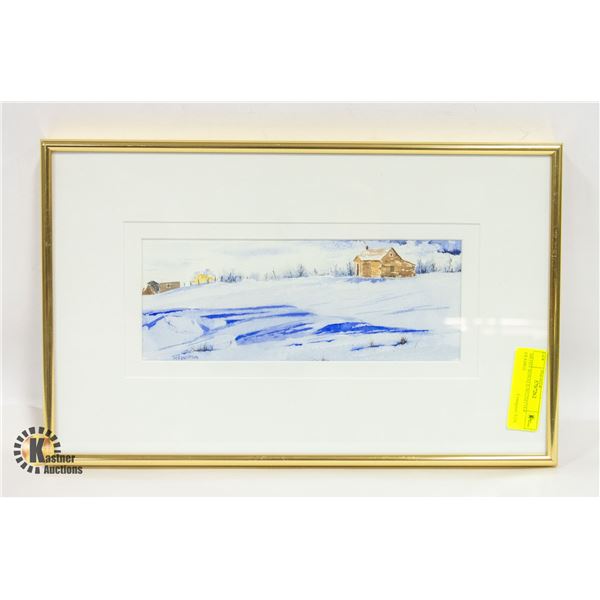 ARTIST RONALD REGNITTER FRAMED