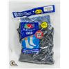 Image 1 : BLACK CREW SOCKS 12-16 SIZE 6-PACK FRUIT OF LOOM