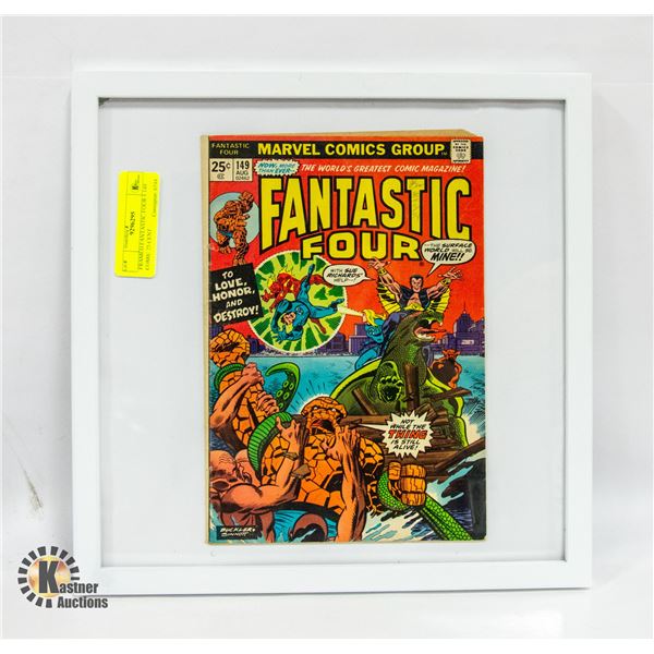 FRAMED FANTASTIC FOUR #149 COMIC 25 CENT