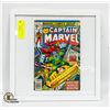 Image 1 : FRAMED CAPTAIN MARVEL #52 COMIC 30 CENT