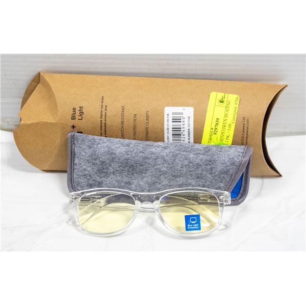 NEW M+ MEN'S OWEN READING GLASSES 2 PK, +3.00