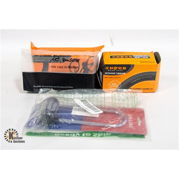 2 RUBBER 26" BICYCLE INNER TIRE TUBES,