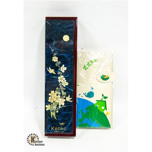 WOODEN DECOR INCENSE CASE & SHAGWEAR WALLET