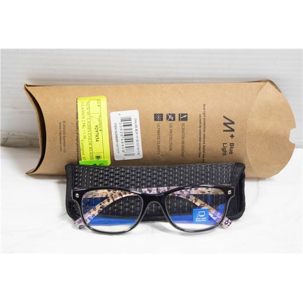 NEW M+ MEN'S OWEN READING GLASSES 2 PK, +3.00