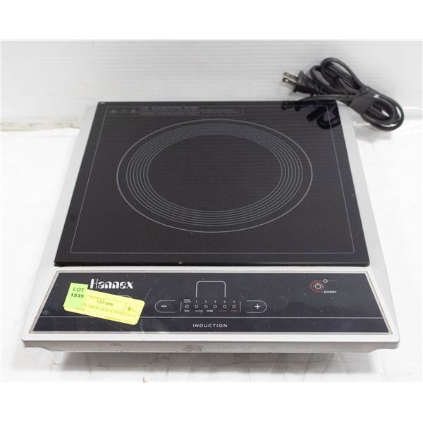 HANNEX 1800W BLACK INDUCTION COOKER