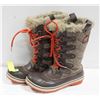 Image 1 : LADIES 8 SOREL WATERPROOF WINTER BOOTS-ESTATE
