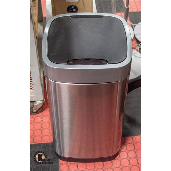 EKO BRAND BATTERY OPERATED STAINLESS WASTE BIN