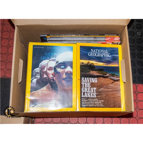 OVER 70 NATIONAL GEOGRAPHIC MAGAZINES
