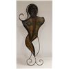 Image 1 : 34-INCH-TALL METAL FEMALE ART