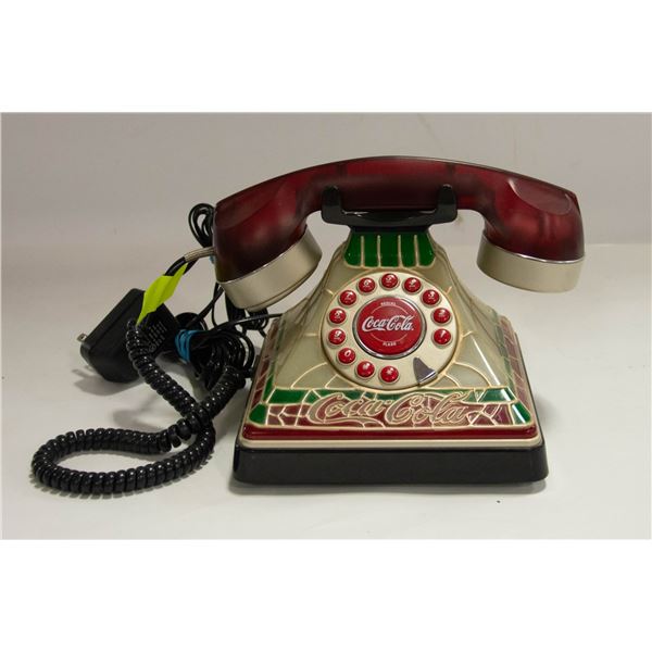 VINTAGE COCA COLA TIFFANY STYLE PHONE
