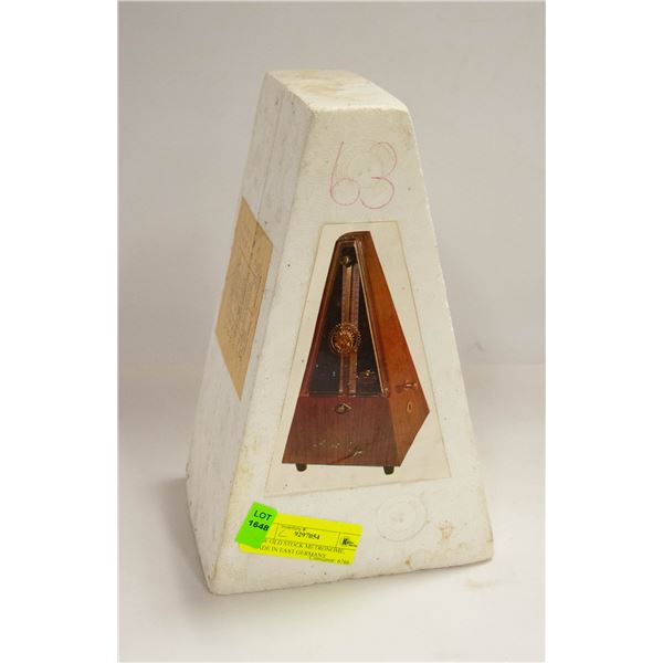 NEW OLD STOCK METRONOME, MADE IN EAST GERMANY