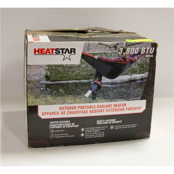 OUTDOOR PORTABLE RADIANT HEATER 3800BTU