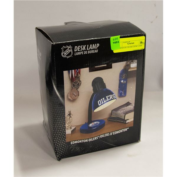 EDMONTON OILERS DESK LAMP