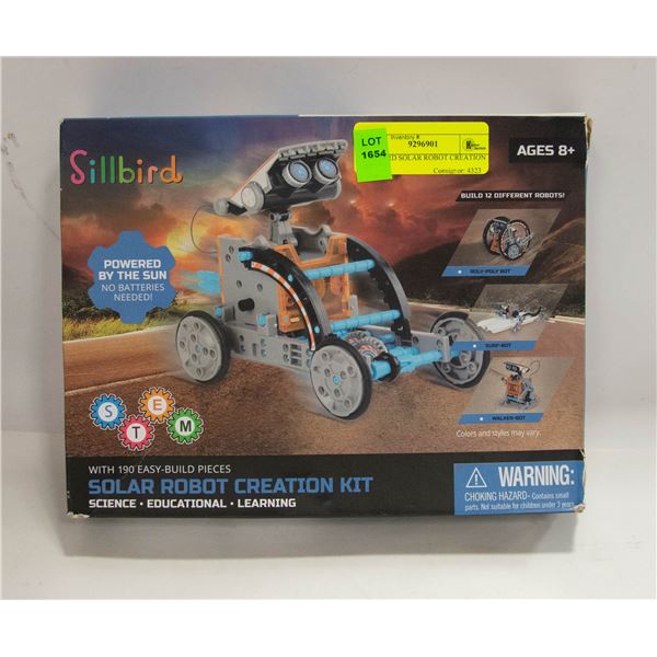 SILLBIRD SOLAR ROBOT CREATION KIT