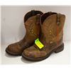 Image 1 : SIZE 9 MENS JUSTIN COWBOY BOOTS-ESTATE