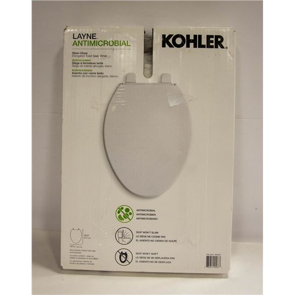 KOHLER LAYNE SLOW CLOSING ELONGATED