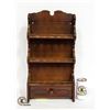 Image 1 : VINTAGE WOODEN SPICE RACK
