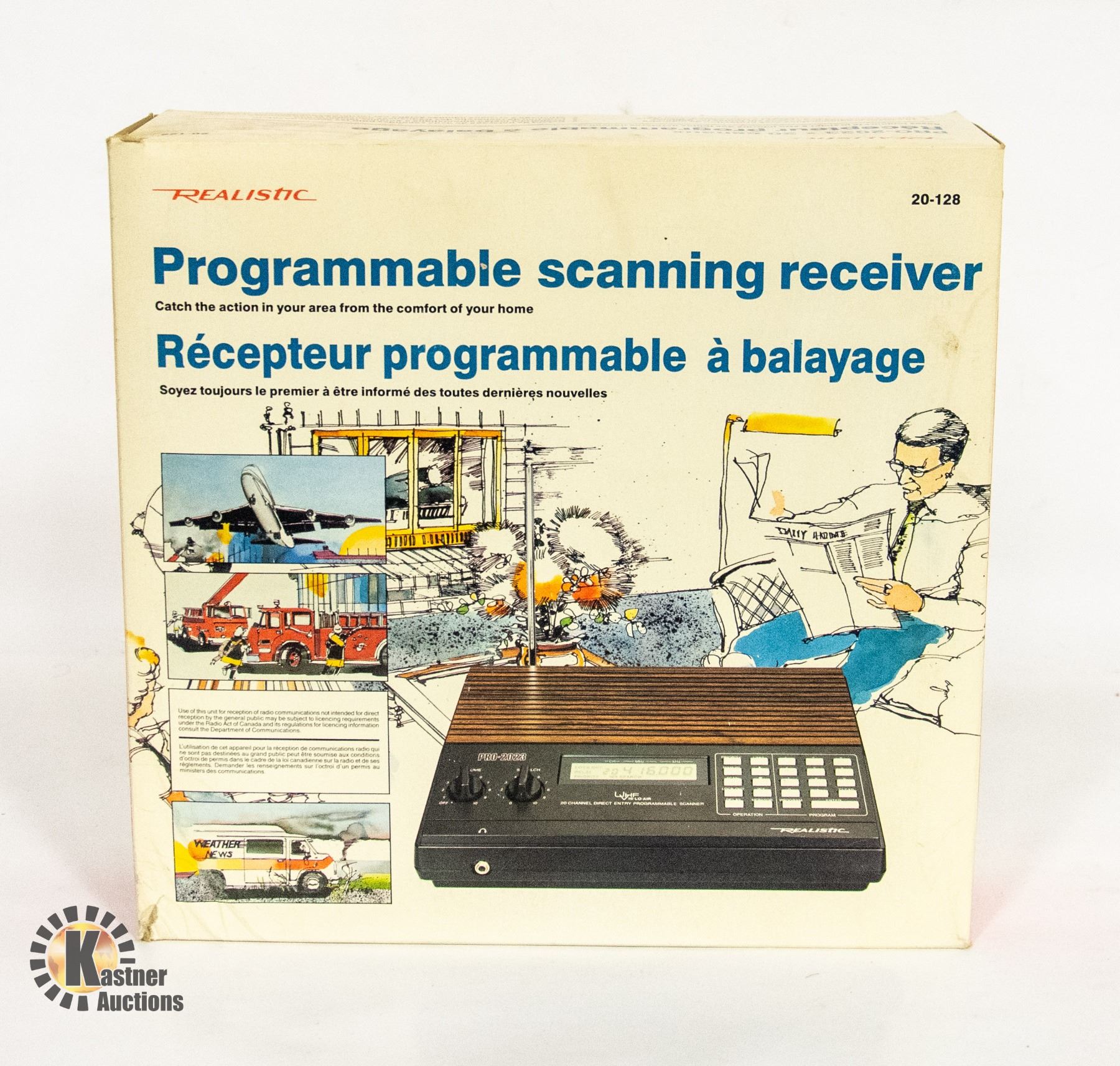 VINTAGE REALISTIC PROGRAMMABLE SCANNER