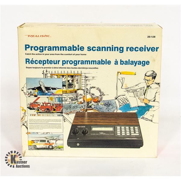 VINTAGE REALISTIC PROGRAMMABLE SCANNER