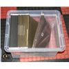 Image 1 : PORTABLE FILE BOX & BOX STATIONARY SUPPLIES