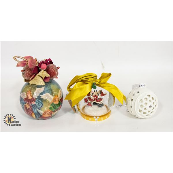 DISNEY,PANDORA,PATRICIA REACH TREE ORNAMENTS