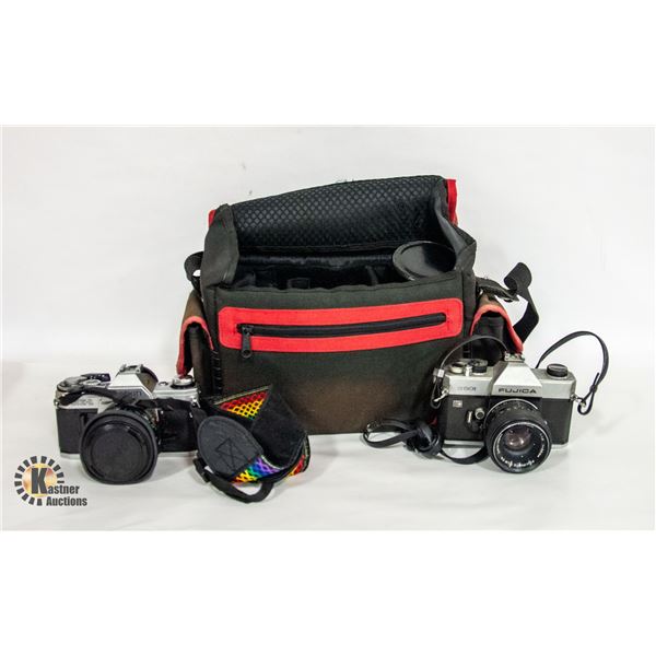 LOT OF VINTAGE CAMERA'S & ACCESSORIES