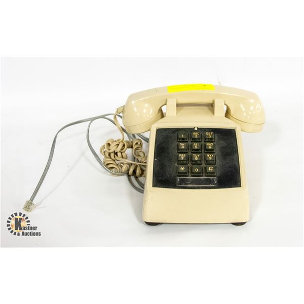 VINTAGE BUTTON DIAL PHONE