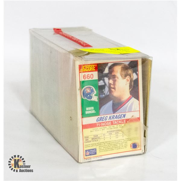 "SCORE" 1990 NFL FOOTBALL CARD SET - 660