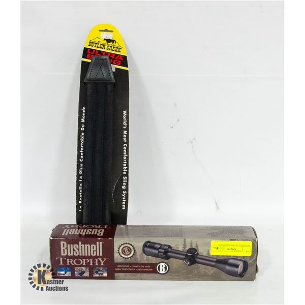 BUSHNELL SCOPE AND STRAP
