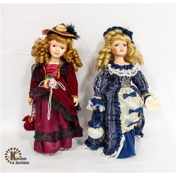 PAIR OF COLLECTIBLE DOLLS
