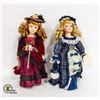 Image 1 : PAIR OF COLLECTIBLE DOLLS