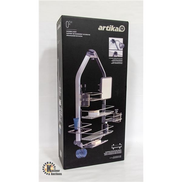 ARTIKA 02 SHOWER CADDY STAINLESS STEEL