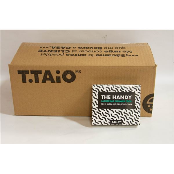 CASE OF 30 HANDY SHOWER SCRUBBERS