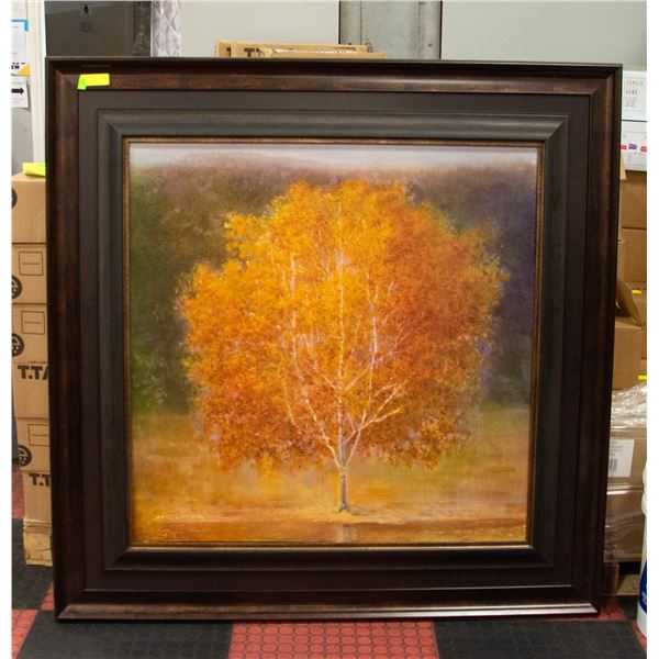 LARGE "MOLNAR" EXCUISITE FRAMED AUTUMN THEMED