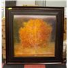 Image 1 : LARGE "MOLNAR" EXCUISITE FRAMED AUTUMN THEMED