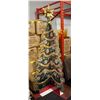 Image 1 : MICHELOB BEER CARDBOARD CHRISTMAS TREE 7 FEET
