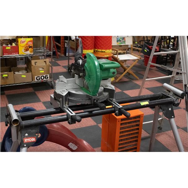 RYOBI SLIDING MITRE SAW STAND WITH METABO