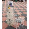 Image 1 : 5FT LIGHTED LAWN SNOWMAN & 3FT LIGHTED LAWN
