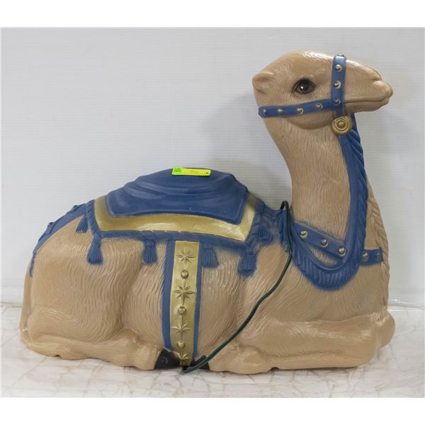 VINTAGE CAMEL BLOW MOLD XMAS LAWN DISPLAY-ESTATE