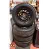 Image 1 : 4 MOTORMASTER SNOWTIRES 235/70R16 COMES W/ RIMS