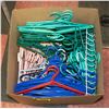 Image 1 : PLASTIC HANGERS- LARGE LOT ASSORTED