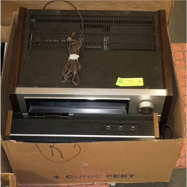 KENWOOD STEREO EQUIPMENT- TUNER/AMP/CASSETTE