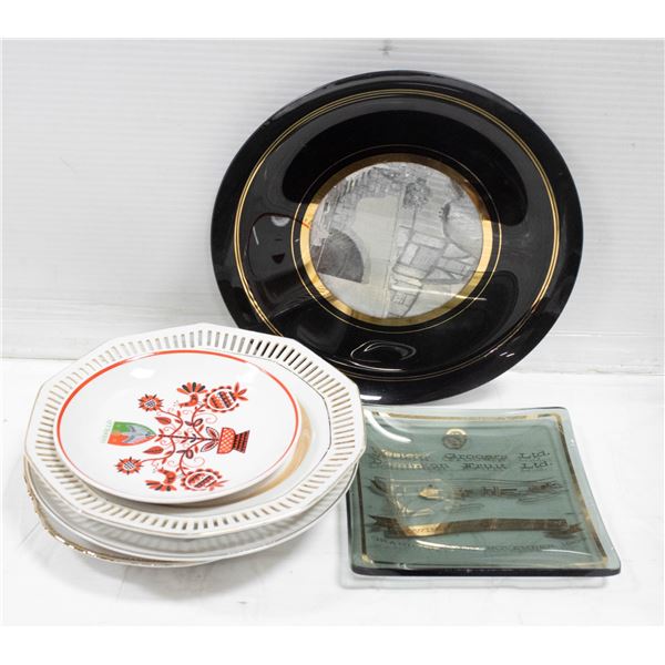 FLAT OF DECORATIVE AND CELEBRATORY PLATES