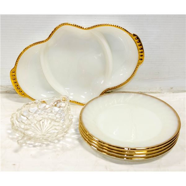 FLAT OF VINTAGE ASSORTED PLATES