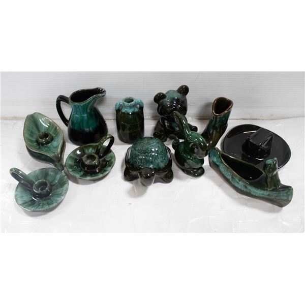 FLAT OF VINTAGE BLUE MOUNTAIN PRODUCTS