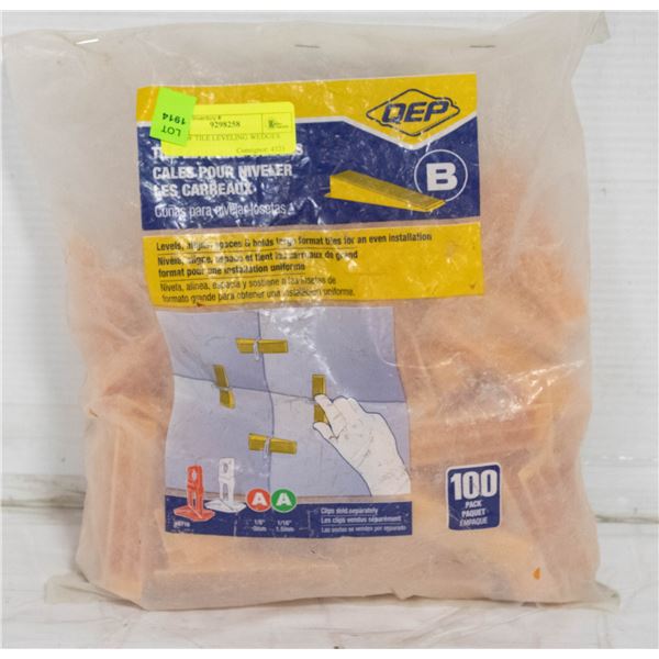 BAG OF TILE LEVELING WEDGES